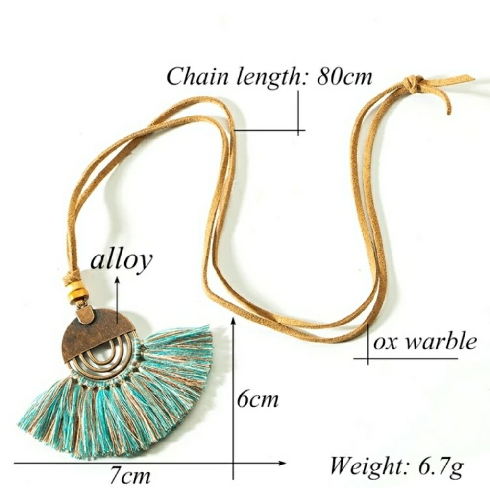tassel necklace - Picture 2 of 2